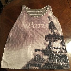 “Paris” Sequined Tank